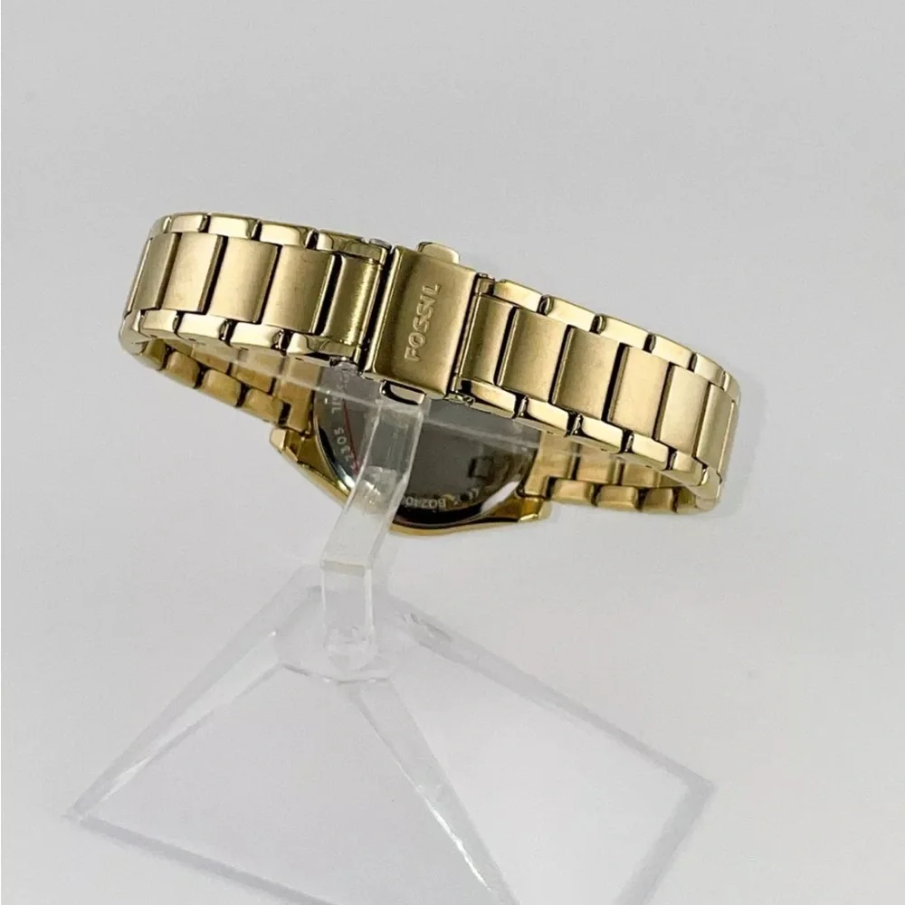 Fossil Chronograph Gold-Tone Stainless Steel Watch #101